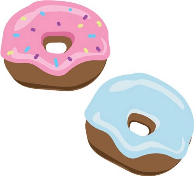 Picture of Doughnuts SVG File