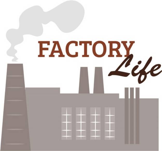 Picture of Factory Life SVG File