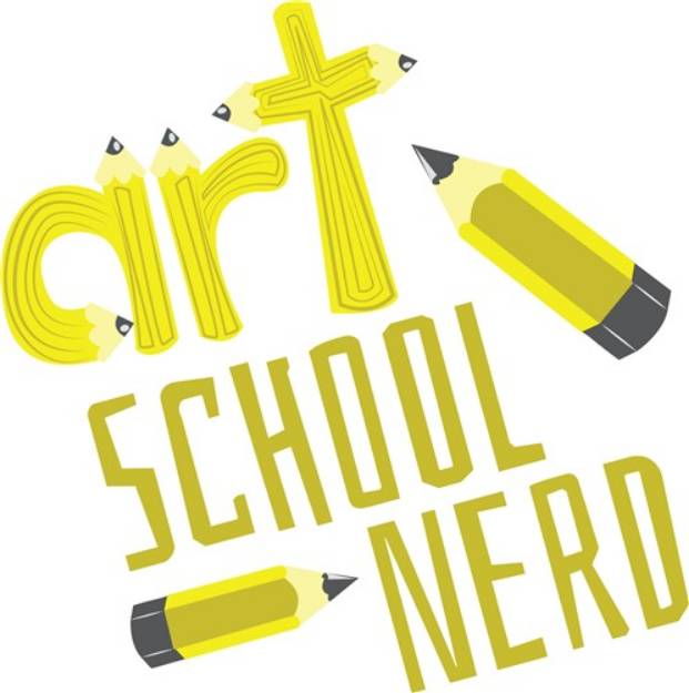 Picture of Art School Nerd SVG File