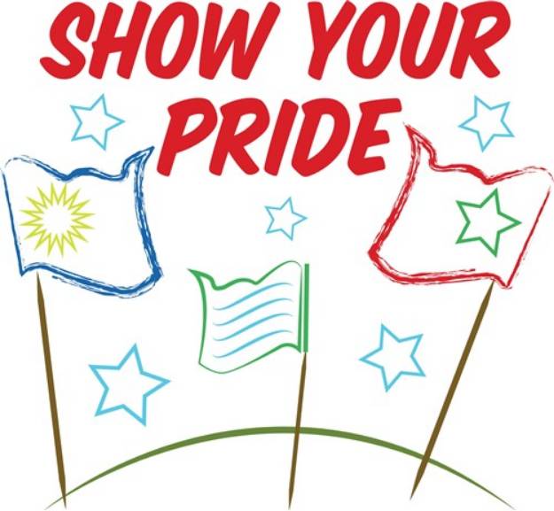 Picture of Show Your Pride SVG File