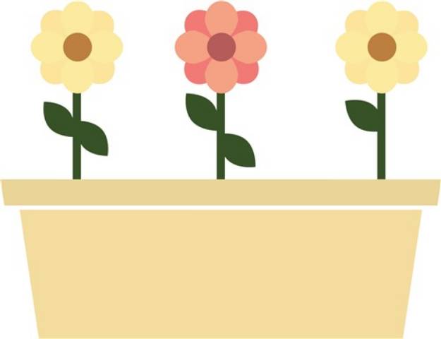Picture of Flower Box SVG File