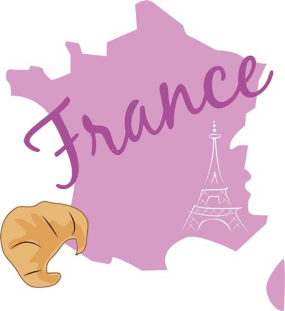 Picture of France SVG File