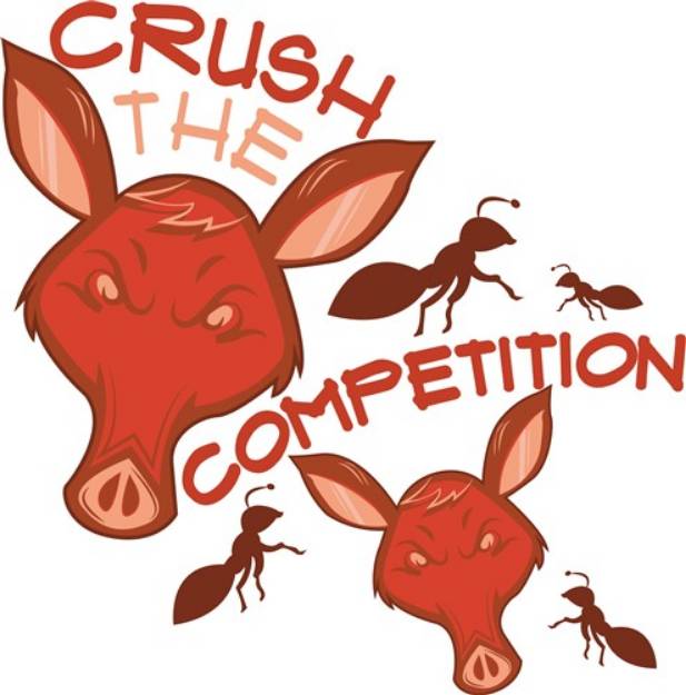 Picture of Crush The Competition SVG File