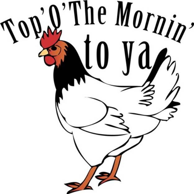 Picture of Top O Mornin SVG File