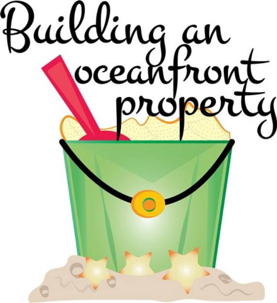 Picture of Oceanfront Property SVG File