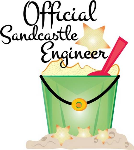 Picture of Sandcastle Engineer SVG File