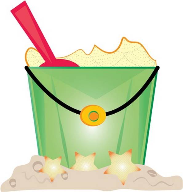 Picture of Sand Bucket SVG File