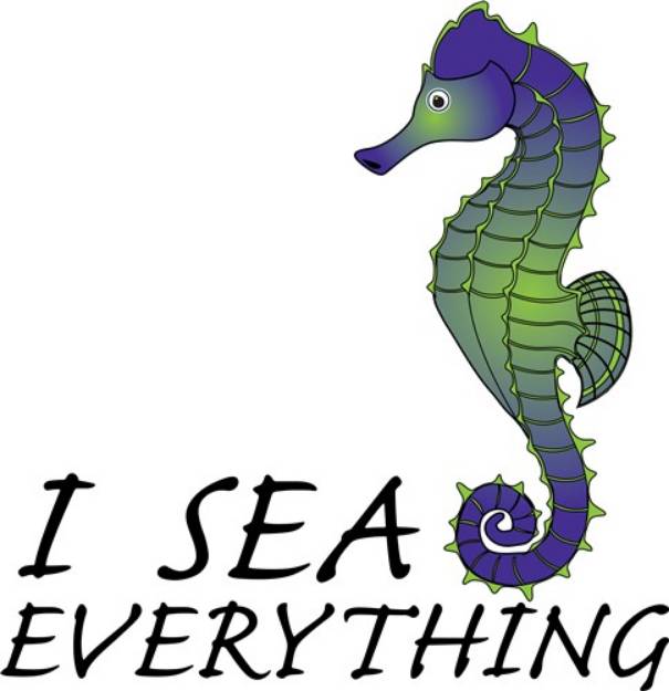 Picture of I Sea Everything SVG File