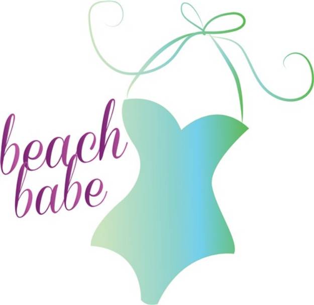 Picture of Beach Babe SVG File