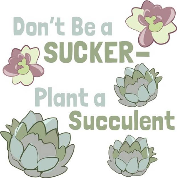 Picture of Plant A Succulent SVG File