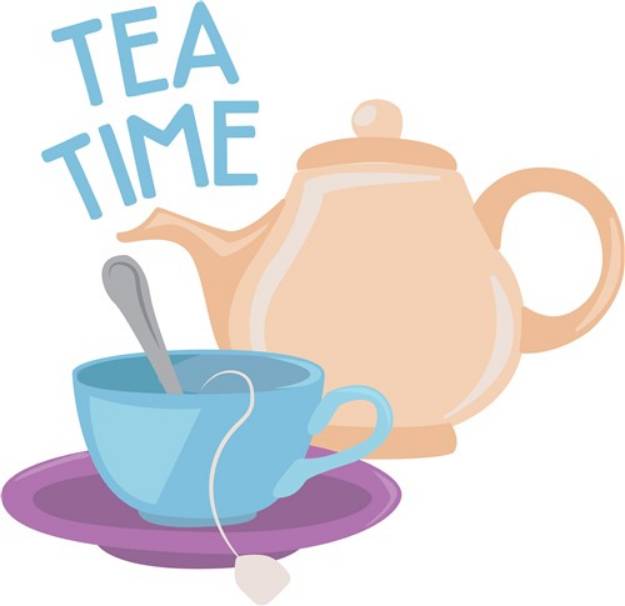 Picture of Tea Time SVG File