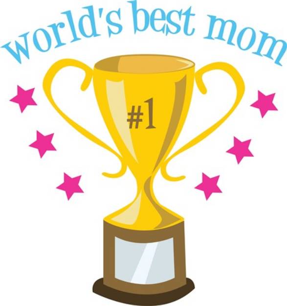 Picture of Worlds Best Mom SVG File