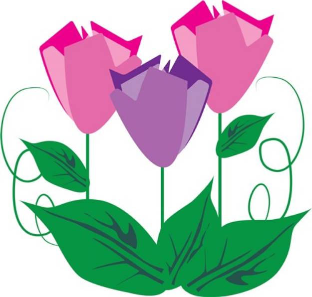 Picture of Tulips SVG File