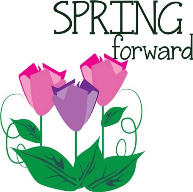 Picture of Spring Forward SVG File