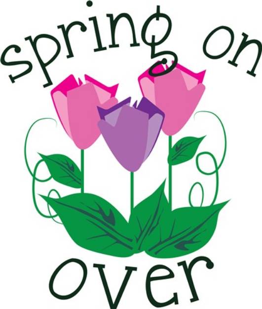 Picture of Spring On Over SVG File