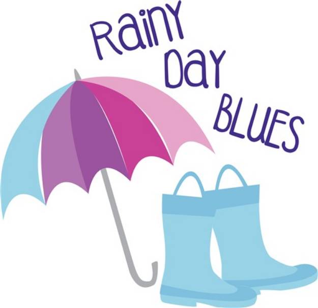 Picture of RAiny Day Blues SVG File
