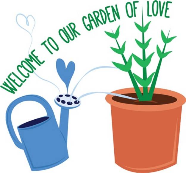 Picture of Garden Of Love SVG File