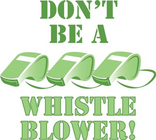 Picture of Whistle Blower SVG File