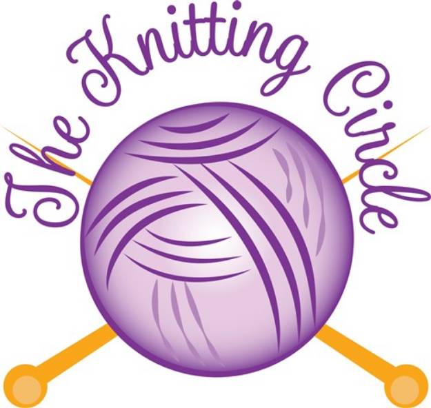 Picture of Knitting Circle SVG File