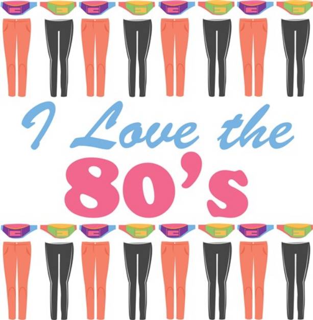 Picture of Love The 80s SVG File