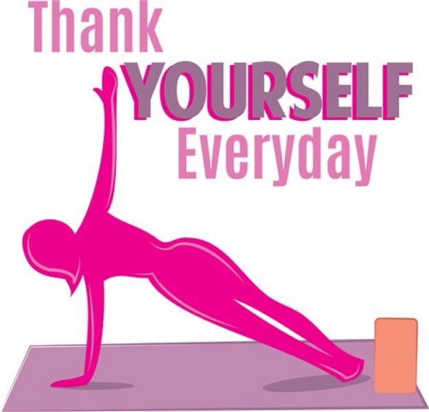 Picture of Thank Yourself SVG File