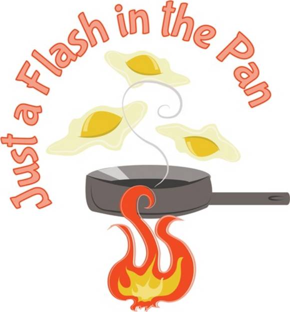 Picture of Flash In The Pan SVG File