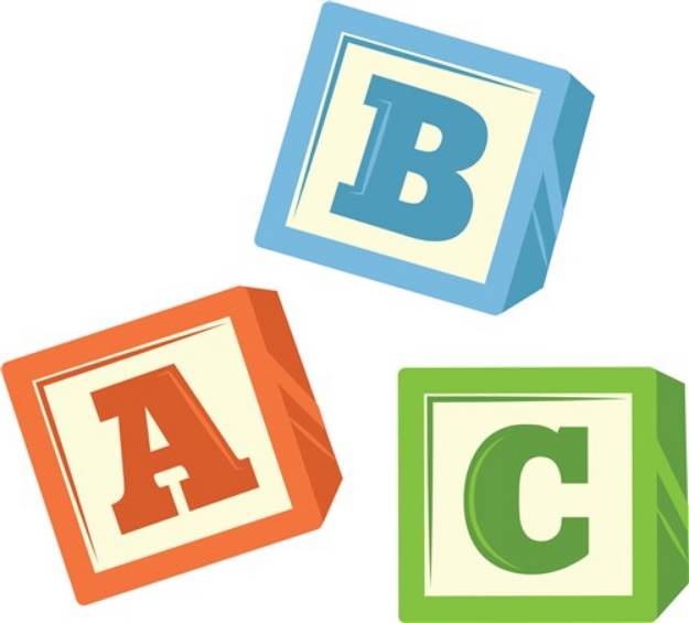 Picture of ABC Blocks SVG File