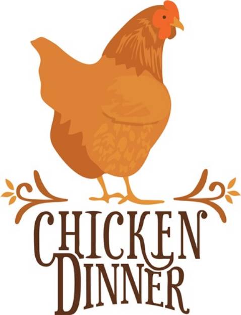 Picture of Chicken Dinner SVG File
