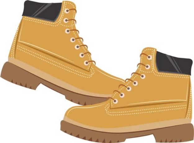 Picture of Work Boots SVG File