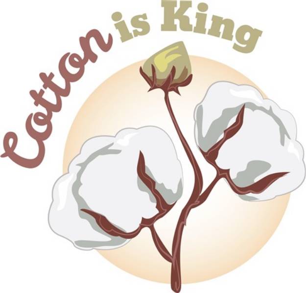 Picture of Cotton King SVG File