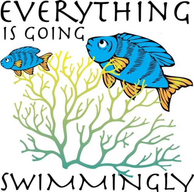 Picture of Going Swimmingly SVG File