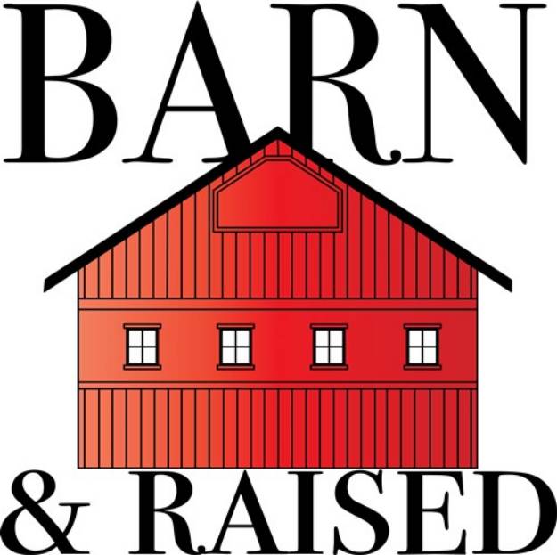 Picture of Barn & Raised SVG File