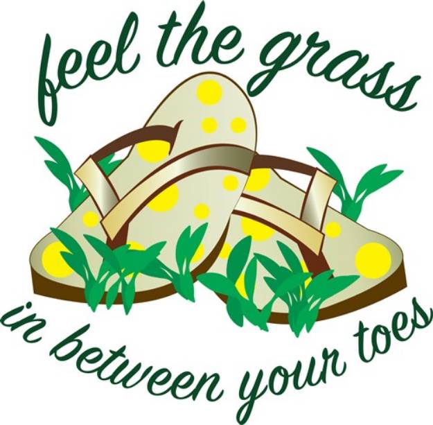 Picture of Feel The Grass SVG File