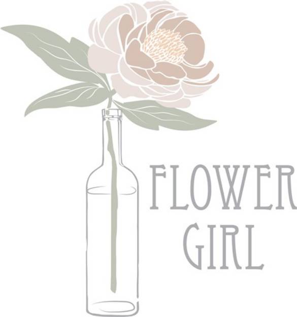 Picture of Flower Girl SVG File