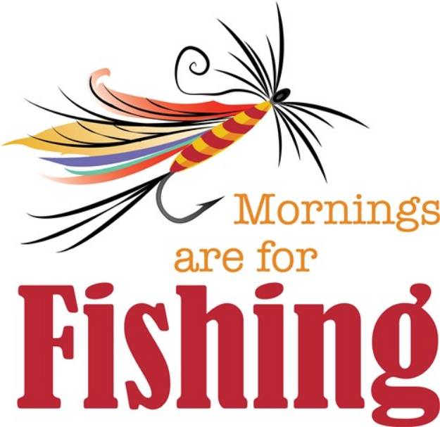 Picture of Mornings For Fishing SVG File