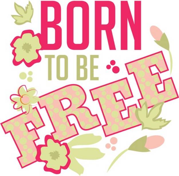 Picture of Born Free SVG File