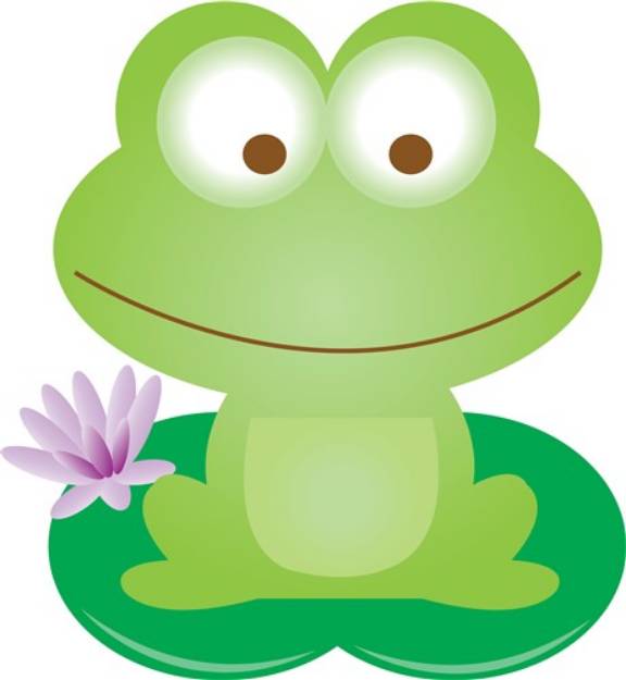 Picture of Happy Frog SVG File