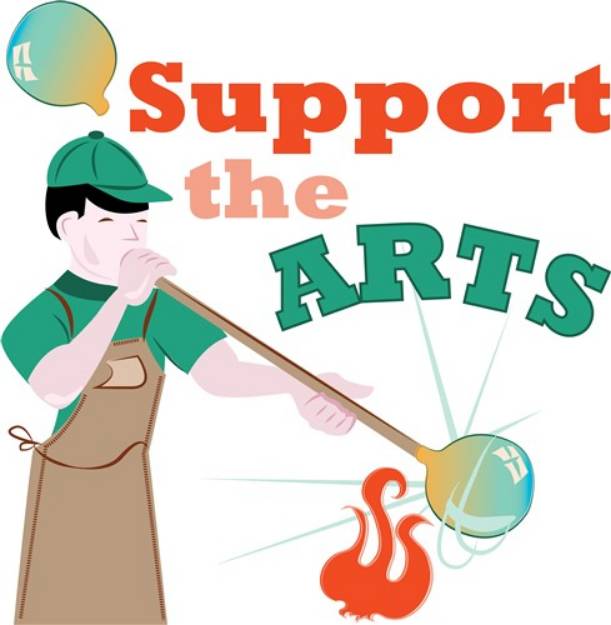 Picture of Support The Arts SVG File