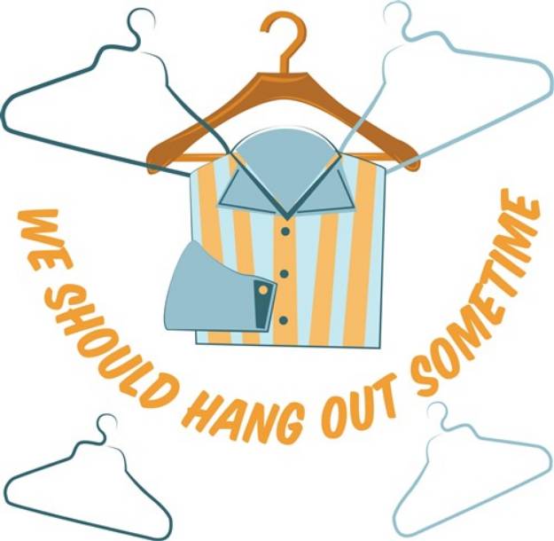Picture of Hang Out SVG File