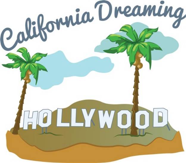Picture of California Dreaming SVG File