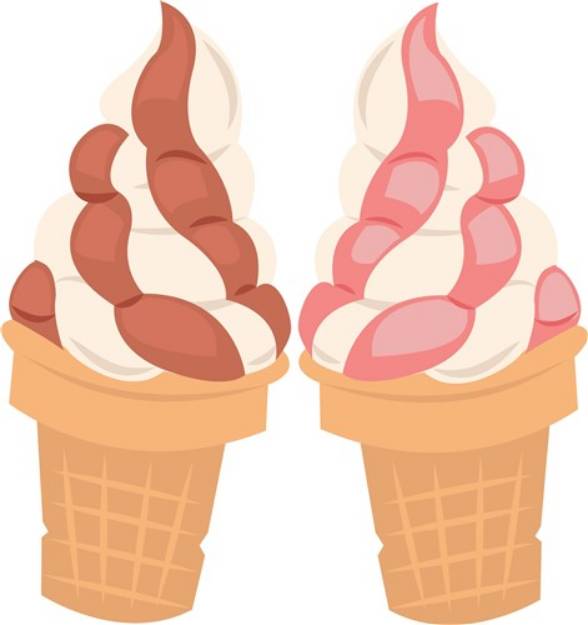 Picture of Ice Cream Cones SVG File