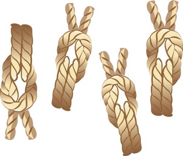 Picture of Rope Knots SVG File