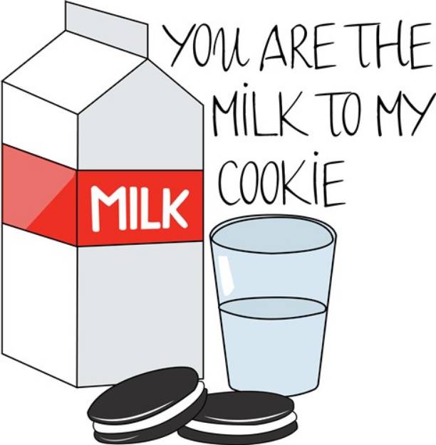 Picture of Milk To My Cookie SVG File