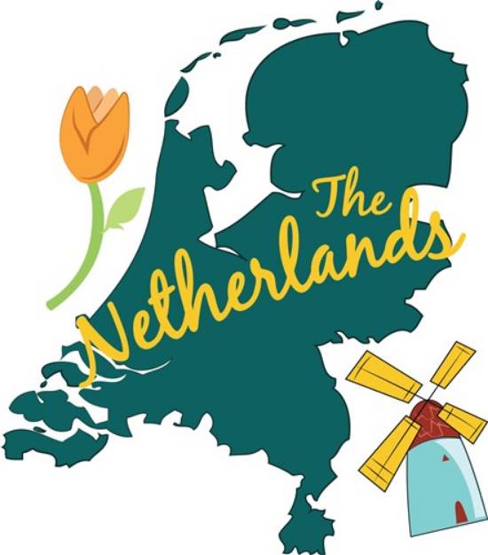 Picture of The Netherlands SVG File