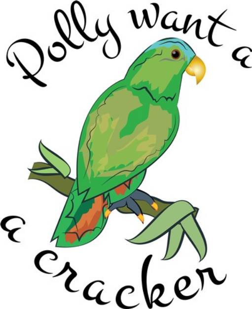Picture of Polly Parrot SVG File
