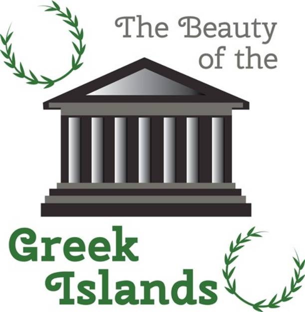 Picture of Greek Islands SVG File