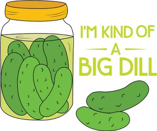 Picture of Big Dill SVG File