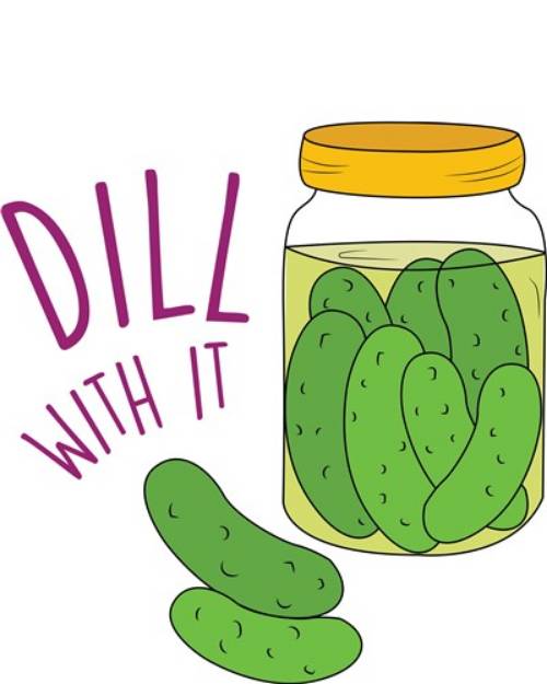 Picture of Dill With It SVG File