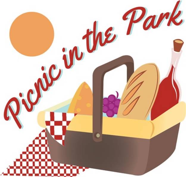 Picture of Picnic In Park SVG File