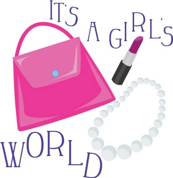 Picture of A Girls World SVG File